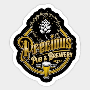 Precious Pub & Brewery Sticker